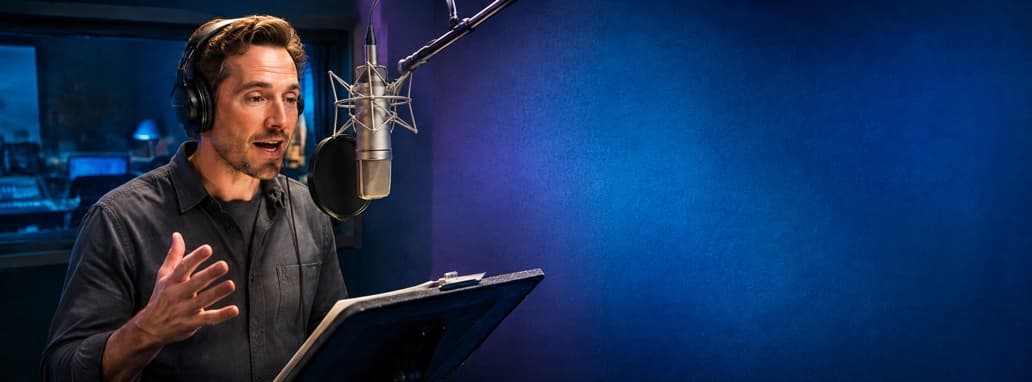 Voice studio artwork for First performance