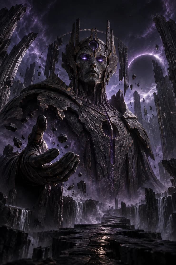 Original game character concept: the ancient sentinel