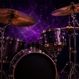 Acoustic drums music artwork