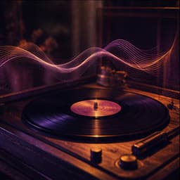 Nostalgic music artwork